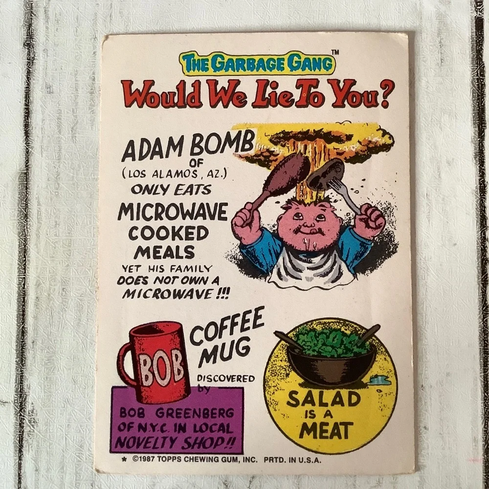 Garbage Pail Kids Series 9 1987 #364a Sticky Ricky